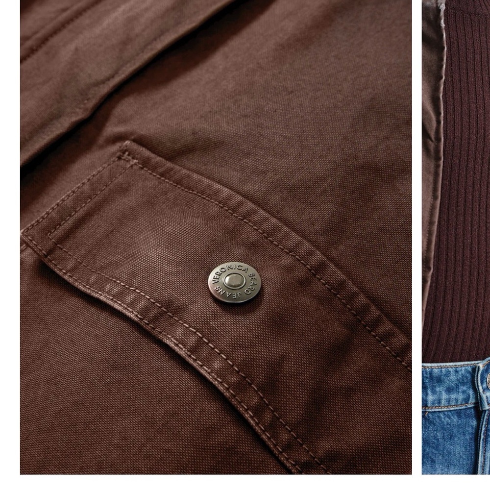 Veronica Beard Arlo Canvas Chore Jacket NWT Medium Originally $748 - Picture 7 of 9